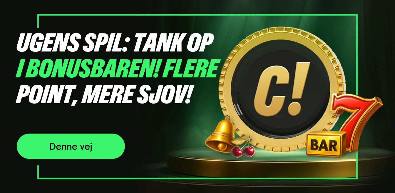 GetLucky Casino promotion banner der viser ugens spil