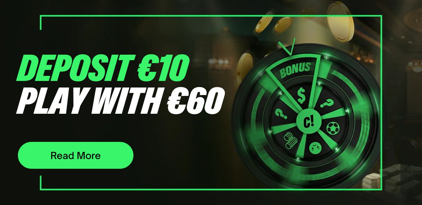 Comeon Casino welkomstbonus visual