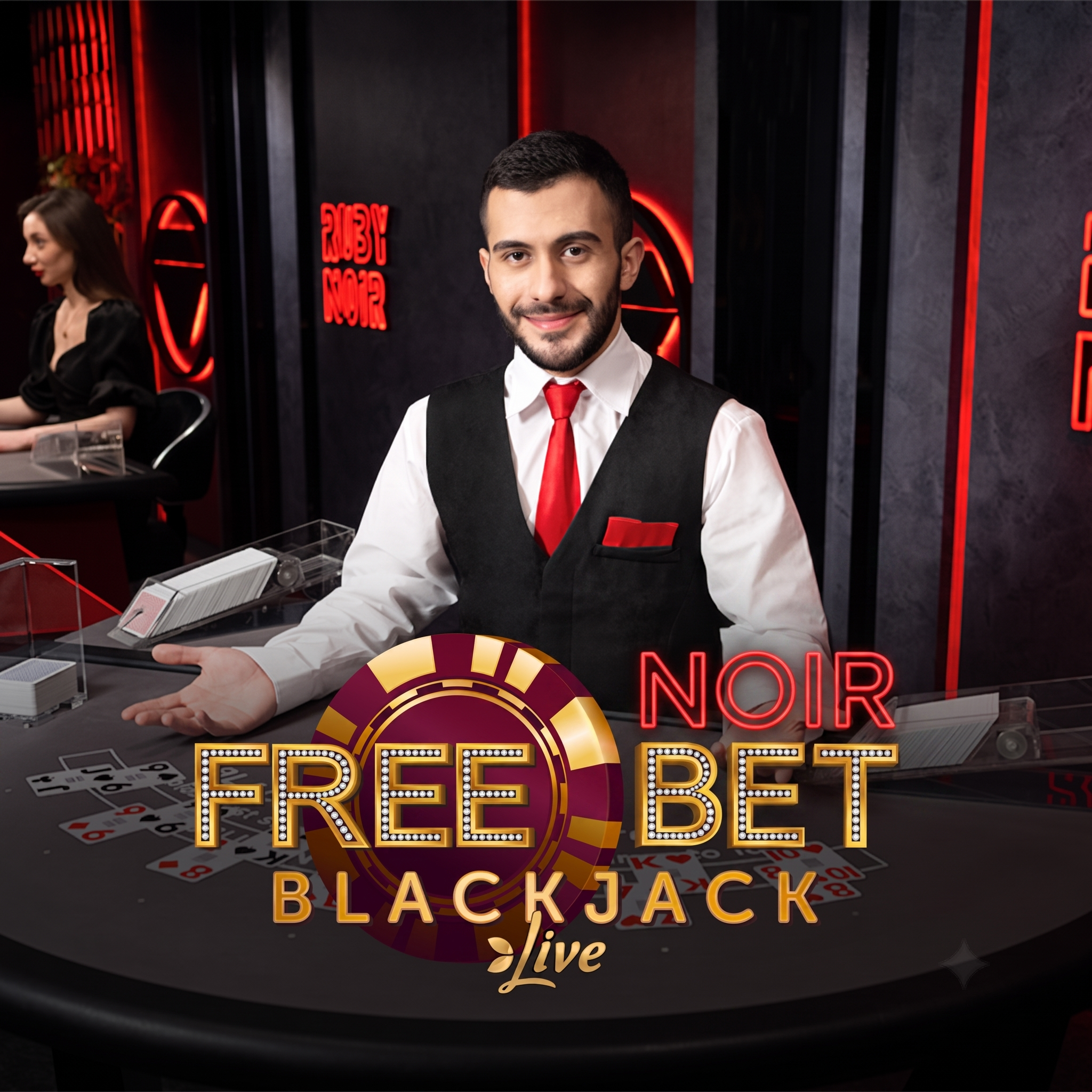 Ruby Noir Free Bet Blackjack