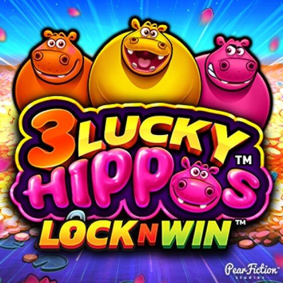 3 Lucky Hippos Lock & Win