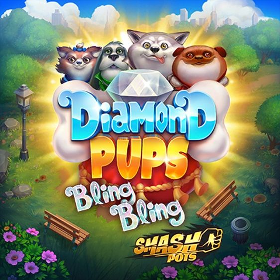 Diamond Pups Bling Bling Smash Pots